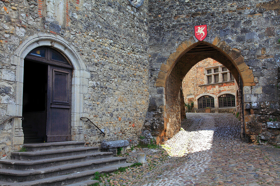 France,Auvergne Rhone Alpes,Ain department (01),Perouges (medieval village)