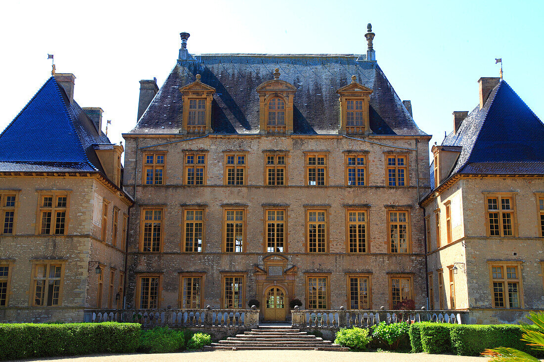 France,Auvergne Rhone Alpes,Ain department (01),Fareins,Flecheres castle (17 th century)