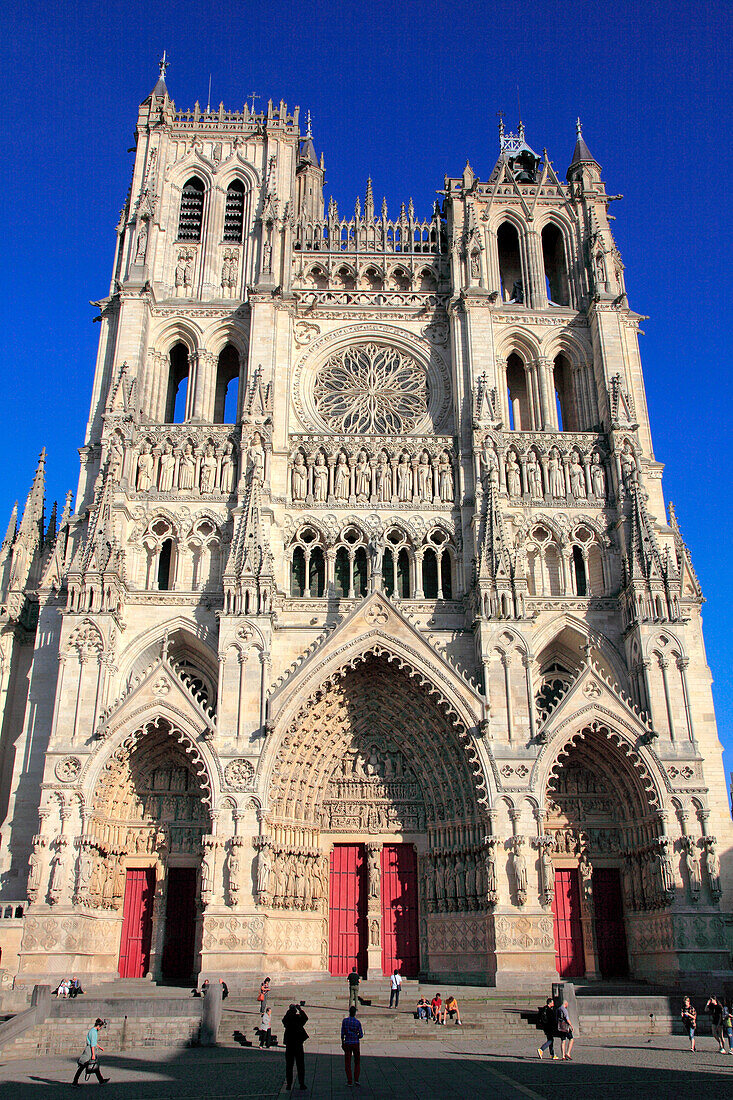 Frankreich,Hauts de France,Departement Somme (80),Amiens,Kathedrale Notre Dame,unesco Welterbe