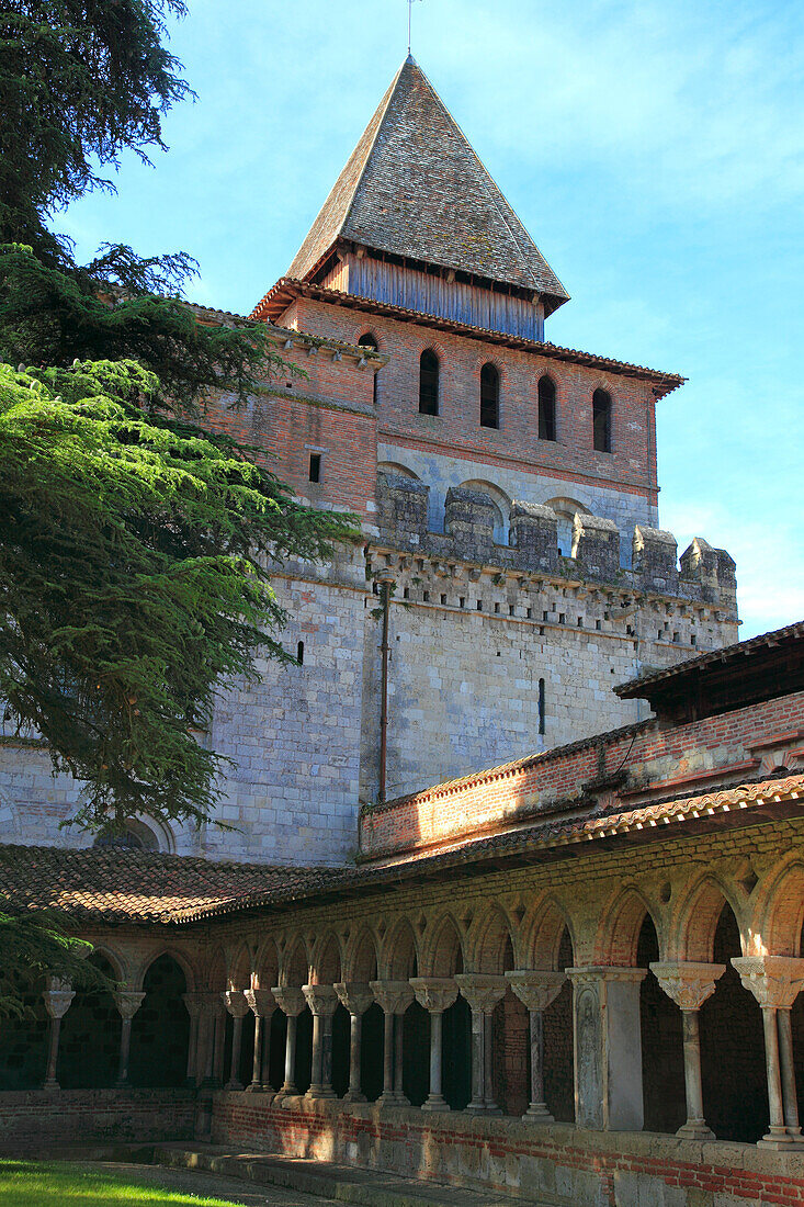 Frankreich,Okzitanien,Tarn et garonne (82),Moissac,Abtei Saint Pierre,der Kreuzgang,Unesco Weltkulturerbe