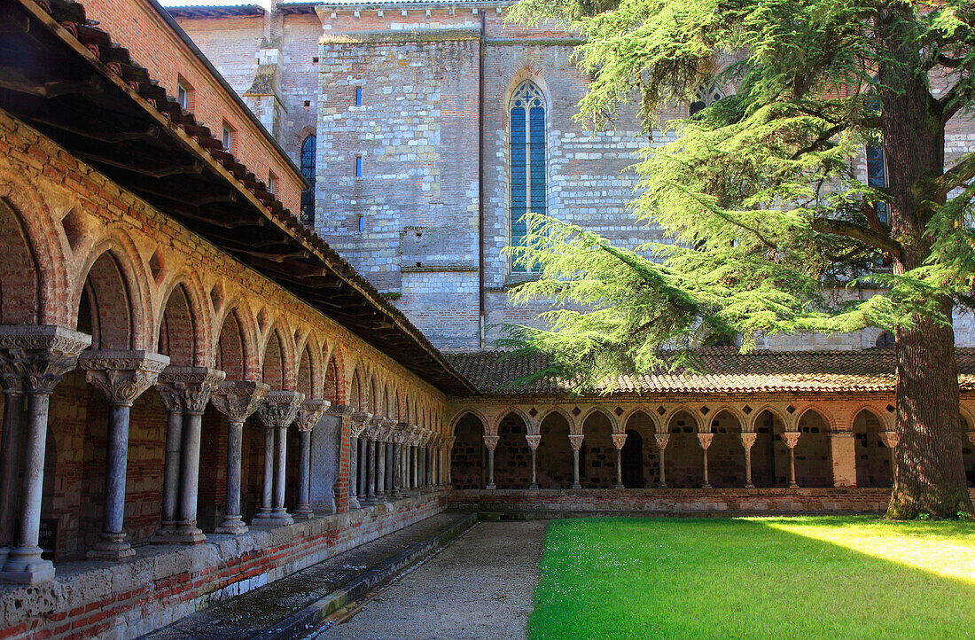 Frankreich,Okzitanien,Tarn et garonne (82),Moissac,Abtei Saint Pierre,der Kreuzgang,Unesco Weltkulturerbe