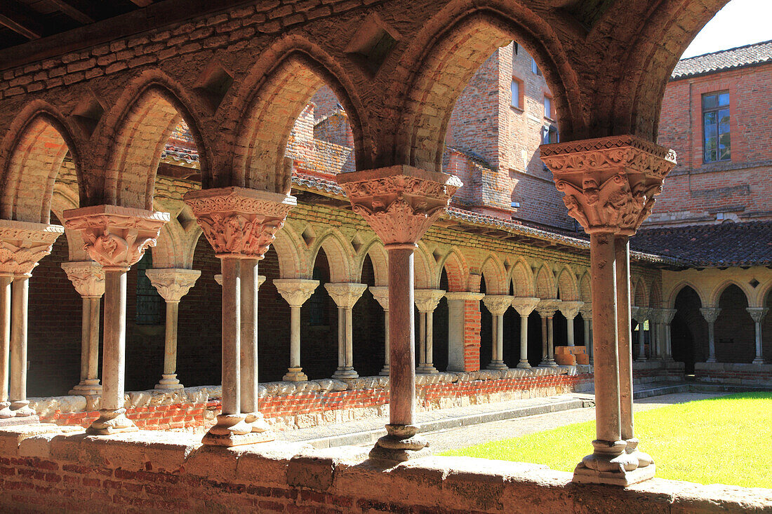 France,Occitanie,Tarn et garonne (82),Moissac,Saint Pierre abbey,the cloister,Unesco world heritage