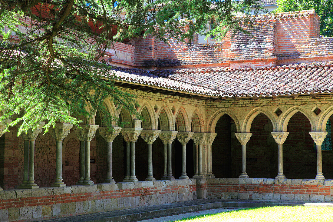 France,Occitanie,Tarn et garonne (82),Moissac,Saint Pierre abbey,the cloister,Unesco world heritage