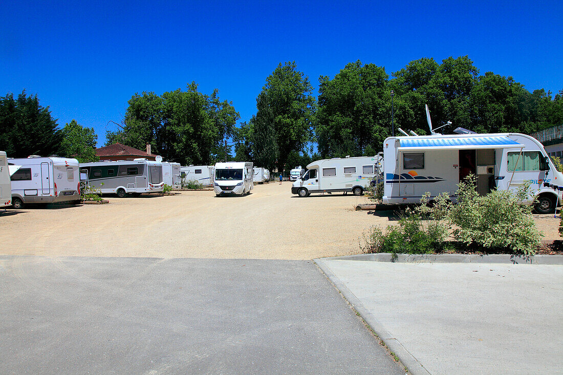 Frankreich,Okzitanien,Tarn et garonne (82),Moissac,Wohnmobilstellplatz