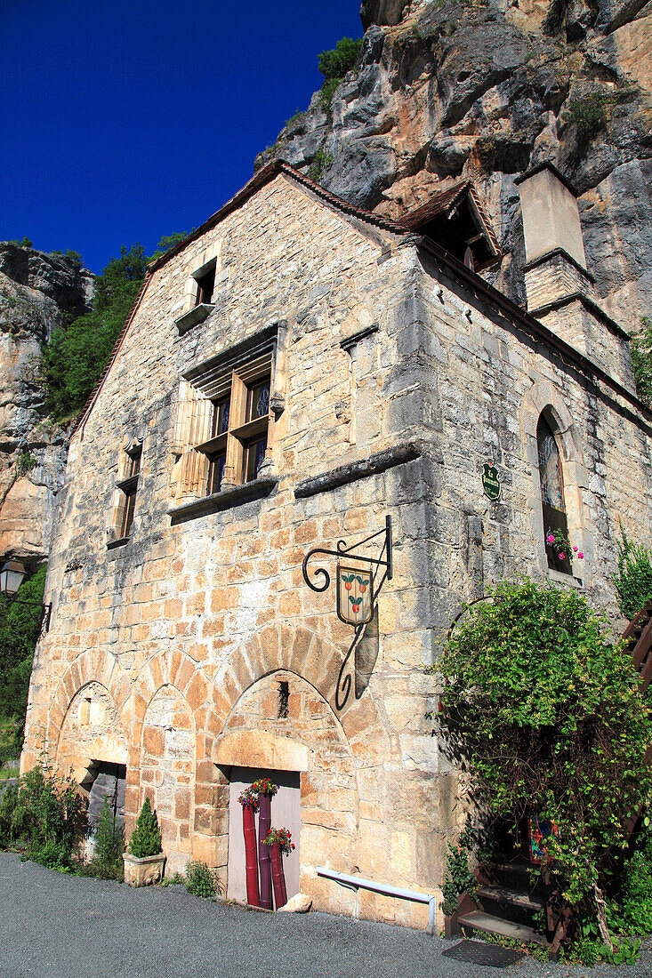 Frankreich,Okzitanien,Departement Lot (46),Rocamadour,Haus La Pomette