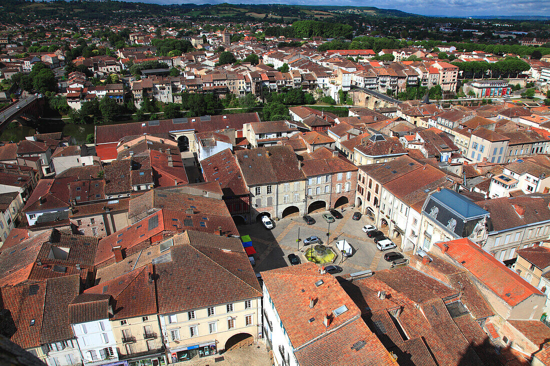 France,Nouvelle Aquitaine,Lot et Garonne department (47),Villeneuve sur Lot,Lafayette square