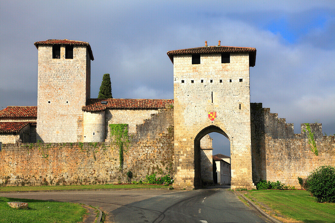 Frankreich,Nouvelle Aquitaine,Lot et Garonne department (47),Vianne medieval village