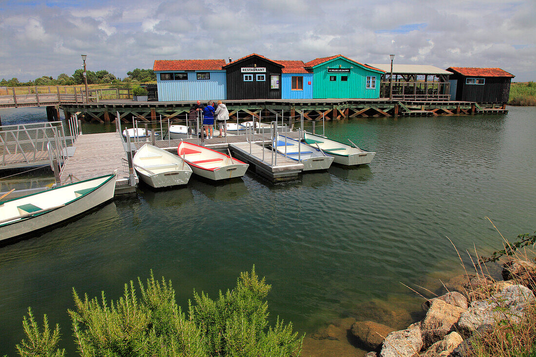 France,Nouvelle Aquitaine,Charente Maritime (17),Oleron island,Grand village plage,port des salines