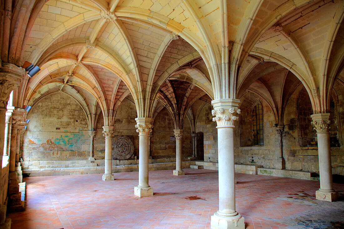 Frankreich,Nouvelle Aquitaine,Charente Maritime department (17),Saint Bris des Bois (Saintes area),Fontdouce abbey