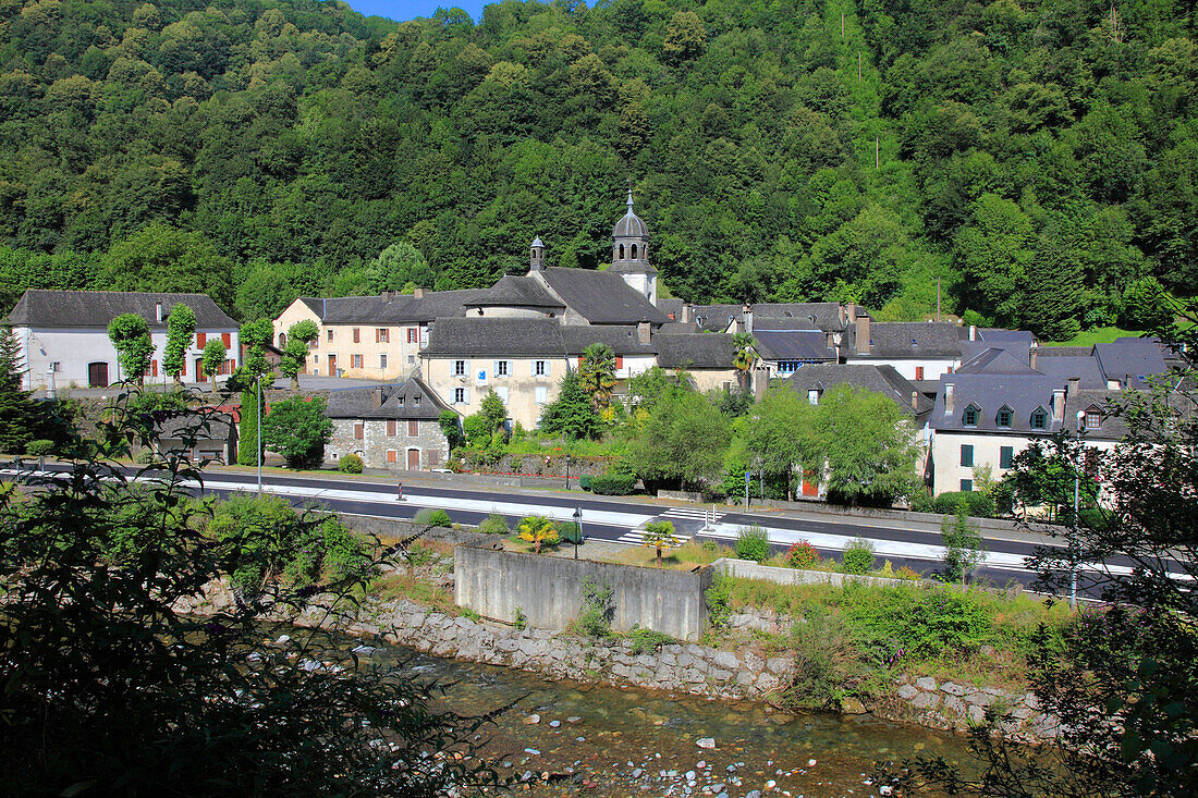 Frankreich,Nouvelle Aquitaine,Pyrenees Atlantiques department (64),Bearn,Aspe valley,Sarrance