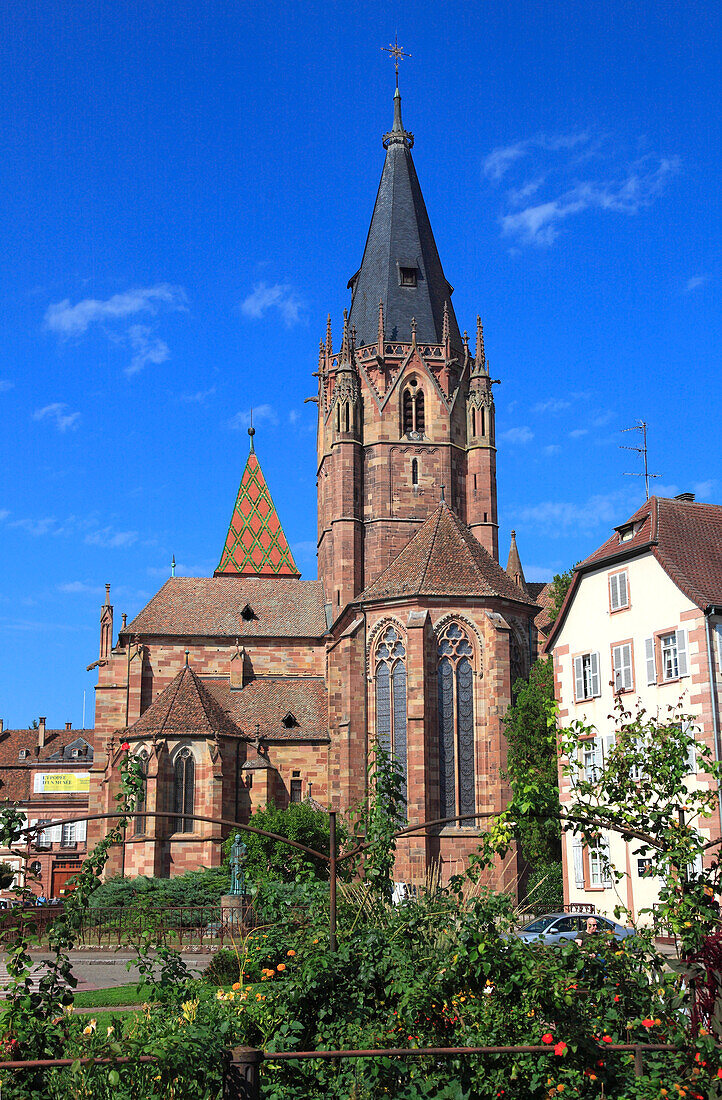 France,Grand-Est,Bas Rhin (67) Alsace,Wissembourg,Saint Pierre and paul abbatial church