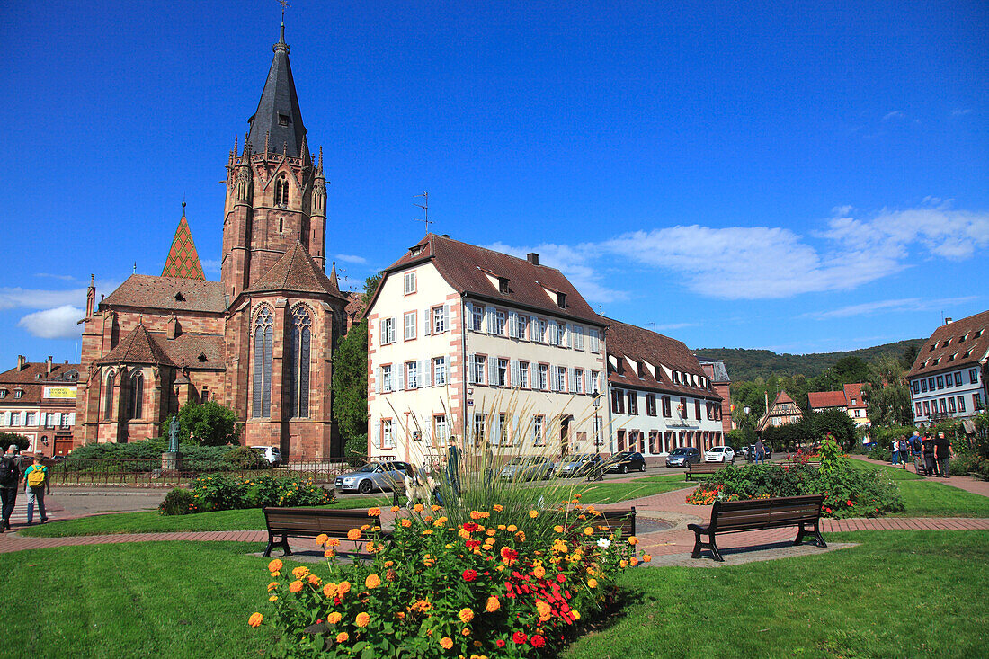 Frankreich,Grand-Est,Bas Rhin (67) Alsace,Wissembourg,Saint Pierre and paul abbatial church