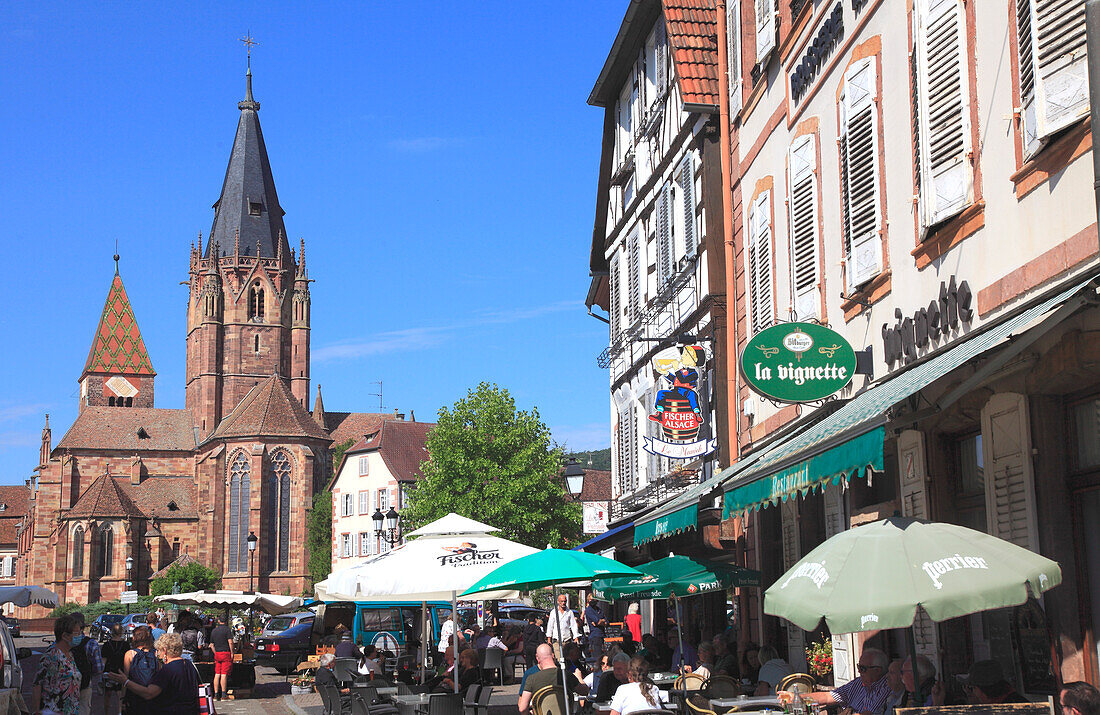 Frankreich,Grand-Est,Bas Rhin (67) Alsace,Wissembourg,Saint Pierre and paul abbatial church