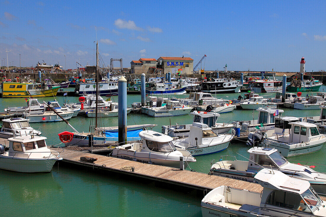 France,Nouvelle Aquitaine,Charente Maritime (17),Oleron island,Saint Pierre d'Oleron,la Cotiniere fishing harbour