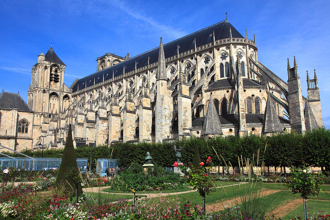 France,Centre Val de Loire,Cher department,Bourges,Saint Etienne cathedral (unesco world heritage)