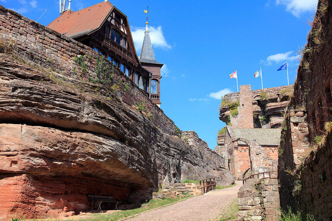 Frankreich,Groß-Est,Niederrhein (67) Elsass,Saverne,Haut Barr castle