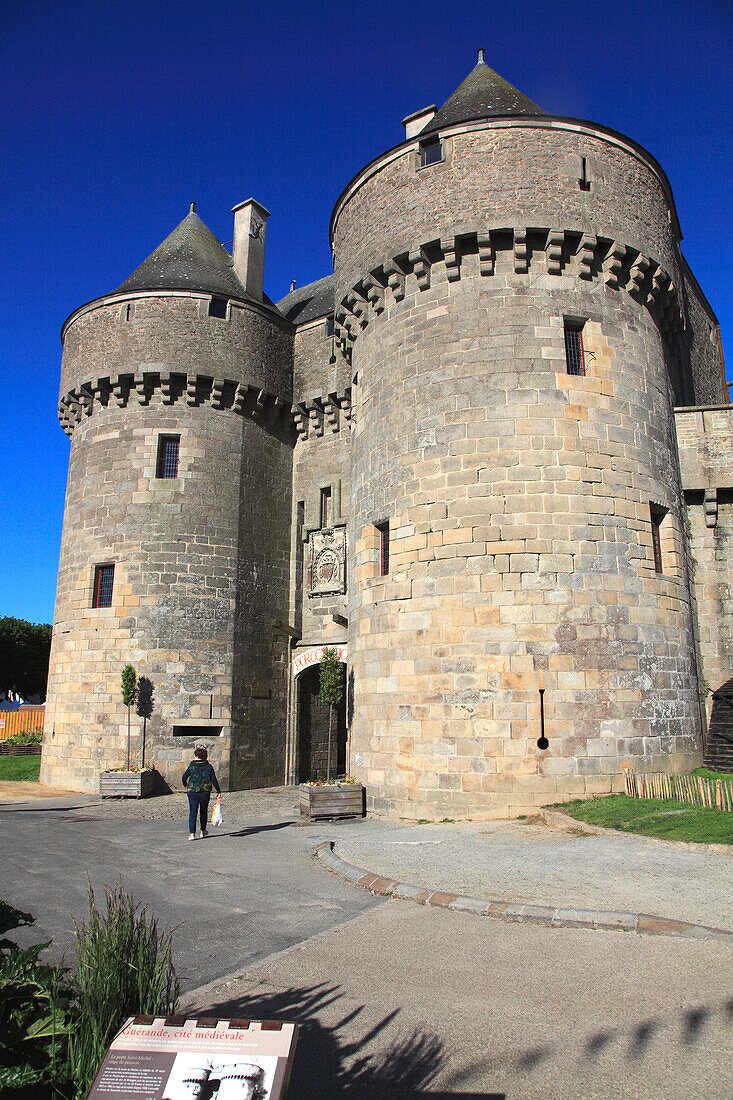 France,Pays de la Loire,Loire Atlantique (44),Guerande,medieval city,Saint Michel gate