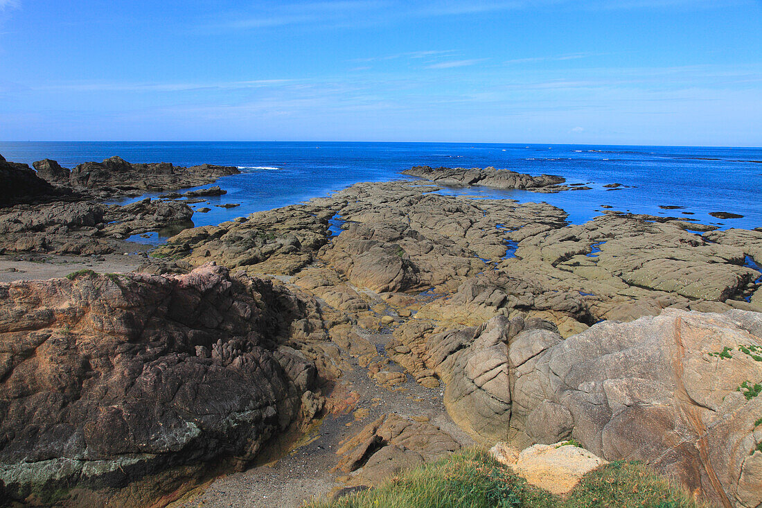 Frankreich,Pays de la Loire,Loire Atlantique (44),Piriac sur Mer,Castelli point