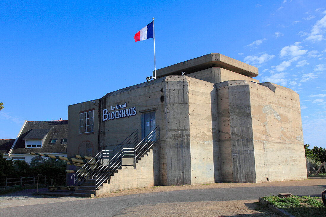 Frankreich,Pays de la Loire,Loire Atlantique (44),batz sur mer,the big blockhaus