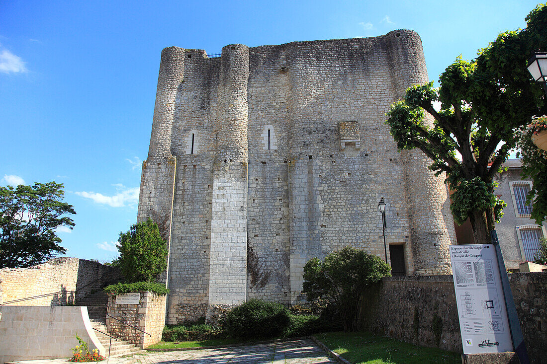 Frankreich,Nouvelle Aquitaine,Vienne department,Chauvigny,mittelalterliche Stadt