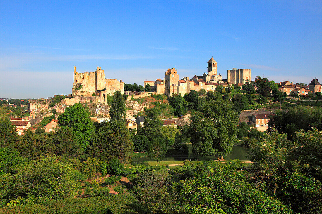 France,Nouvelle Aquitaine,Vienne department,Chauvigny,medieval city