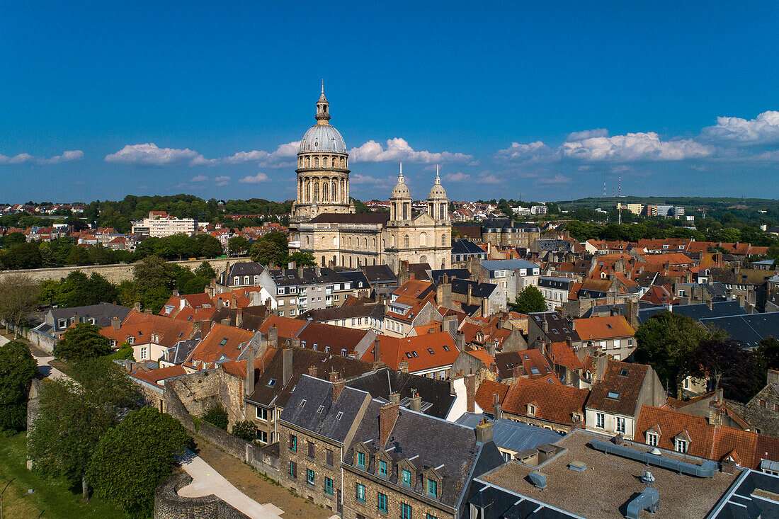 France,Hauts de France,Pas de Calais,Opale Coast,Boulogne sur Mer. Notre dame