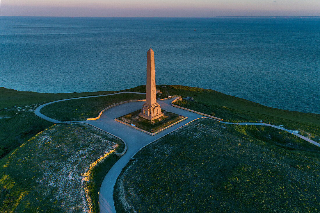 France,Hauts de France,Pas-de-Calais,. Blanc-Nez cape. Dover Patrol Monument