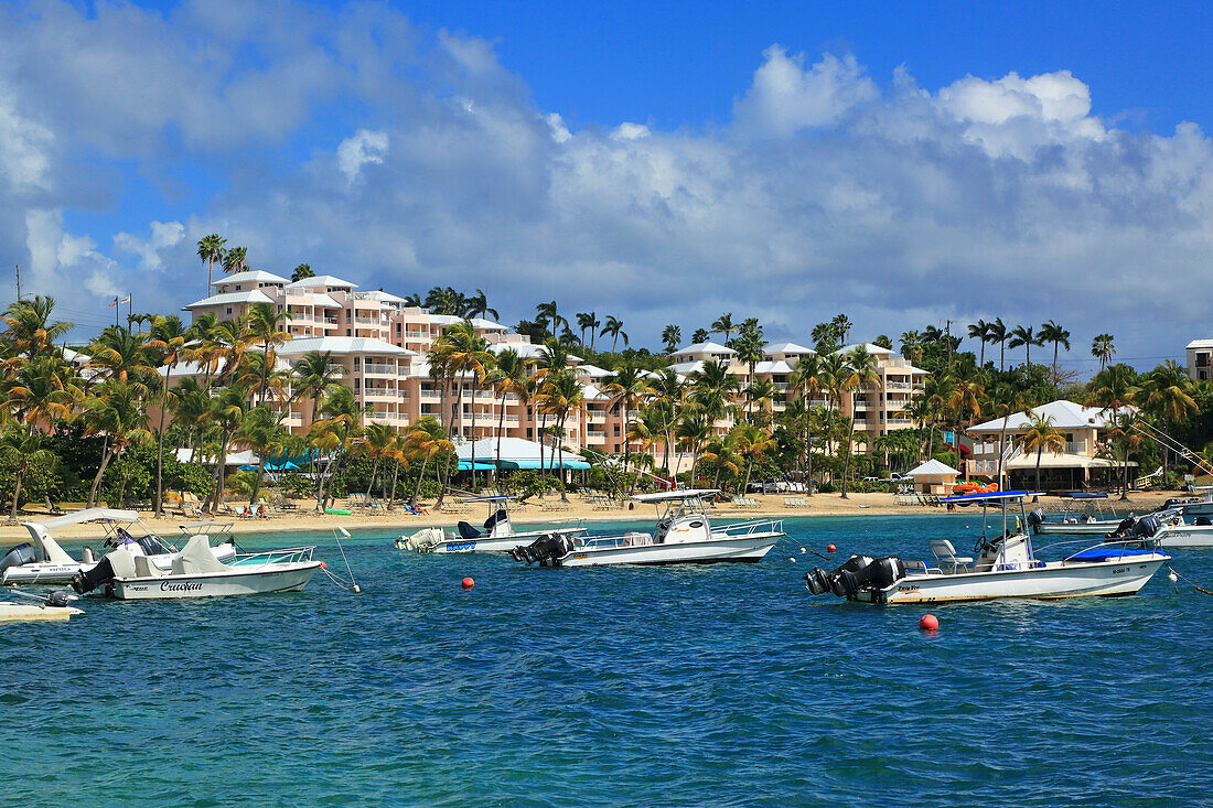 Karibik,Karibisches Meer,US-Jungferninseln,Saint Thomas Island. Kuhfladen-Bucht