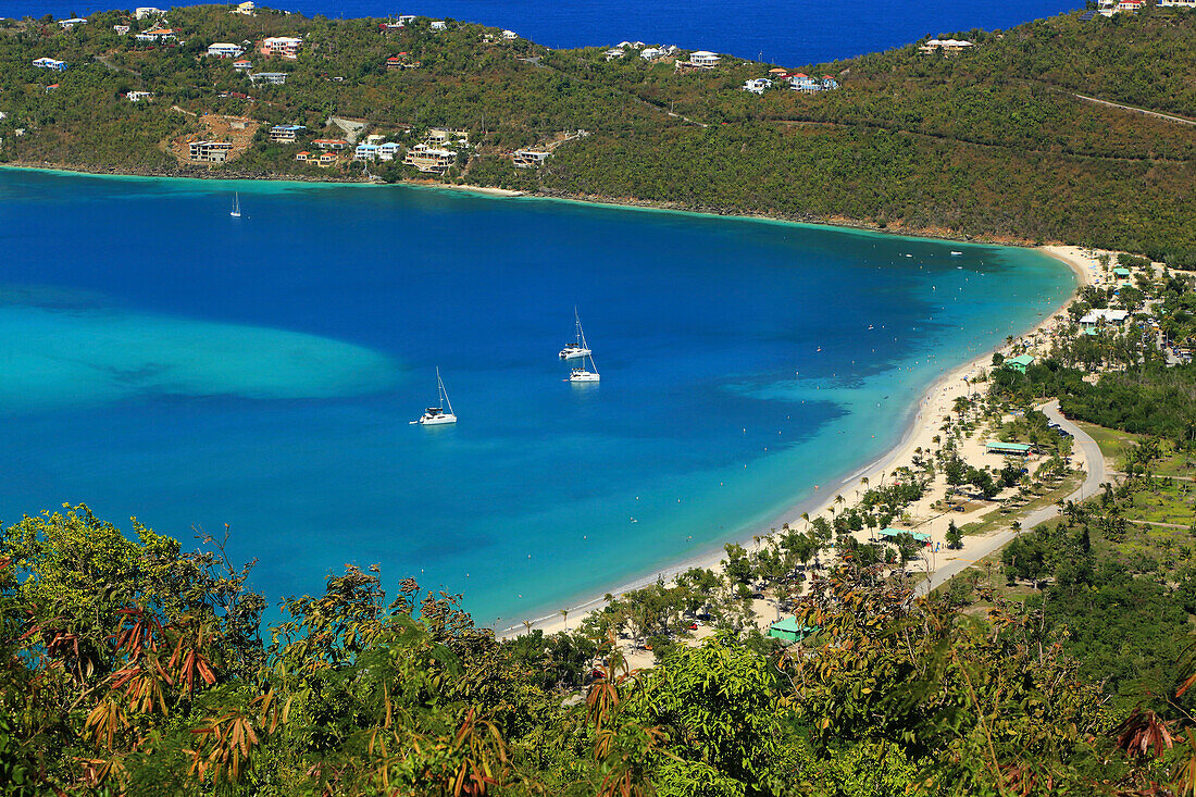 Caribbean,Caribbean Sea,US Virgin Islands,Saint Thomas Island. Magens Bay