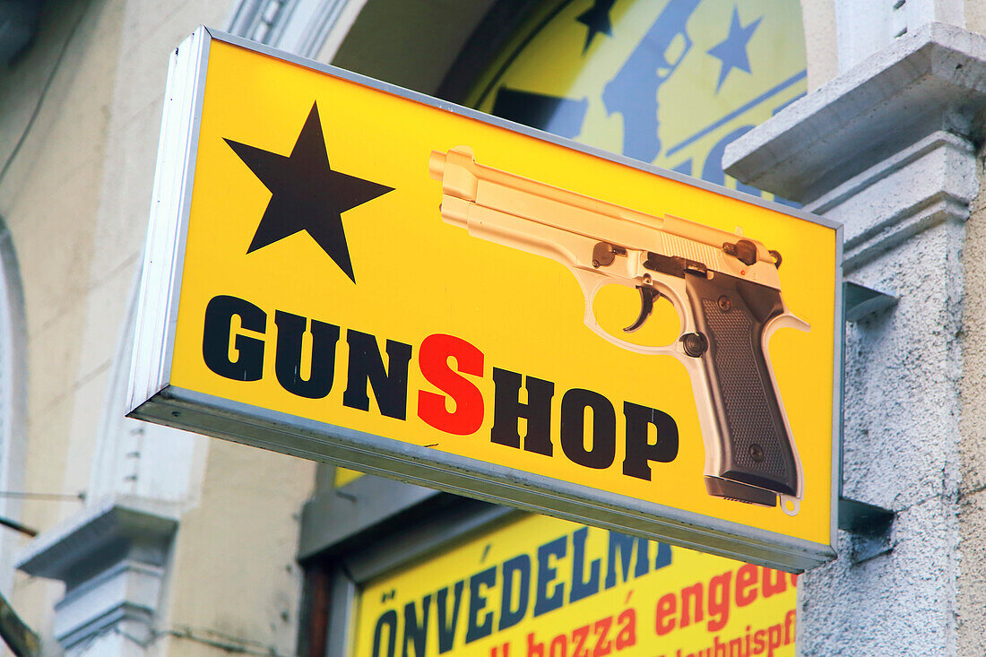 Gun Shop in Budapest