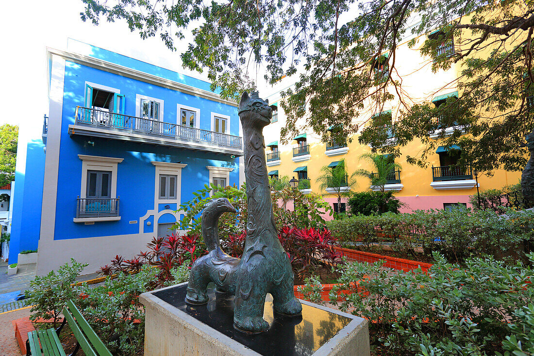 Usa,Porto Rico,San Juan. Children's museum in Old San Juan puerto rico