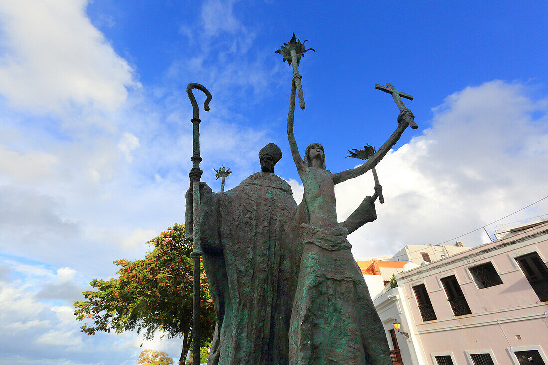 Usa,Porto Rico,San Juan. . Old San Juan. Plazuela de La Rogativa