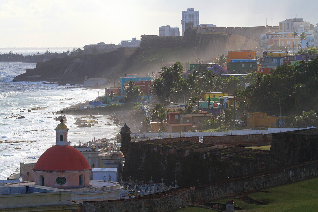 Usa,Puerto Rico,San Juan. Santa Maria Magdalena Friedhof.