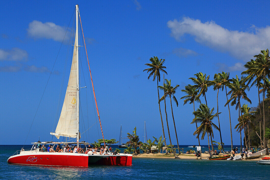 English West Indies,Saint Lucia. Marigot Bay