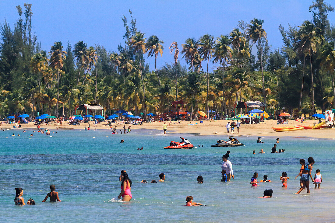 Usa,Porto Rico,Strand von Luquillo