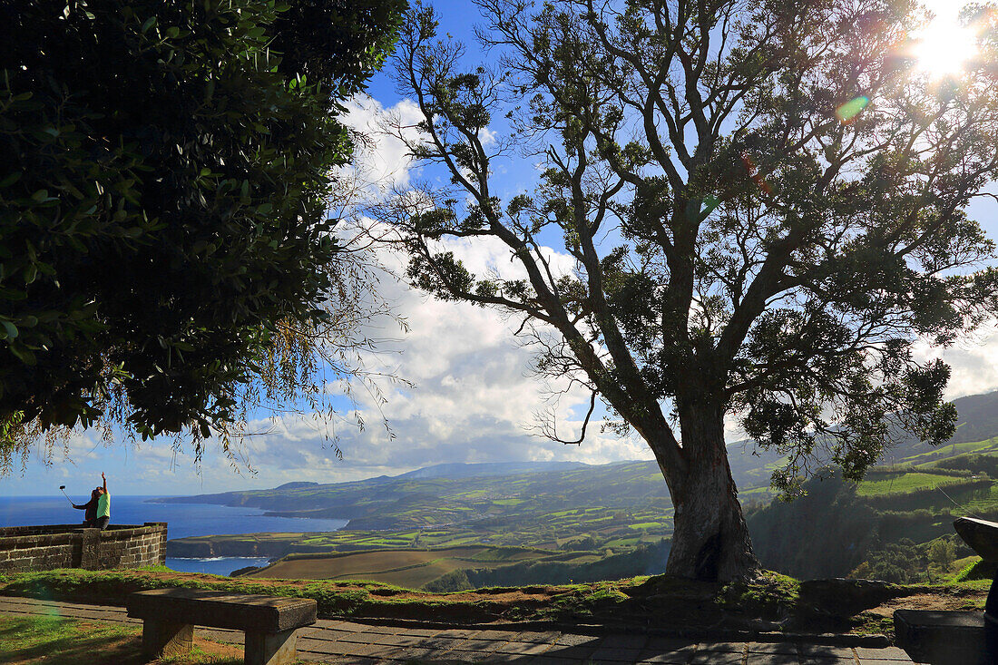 Sao Miguel Island,Azores,Portugal. Miradouro de Santa Iria