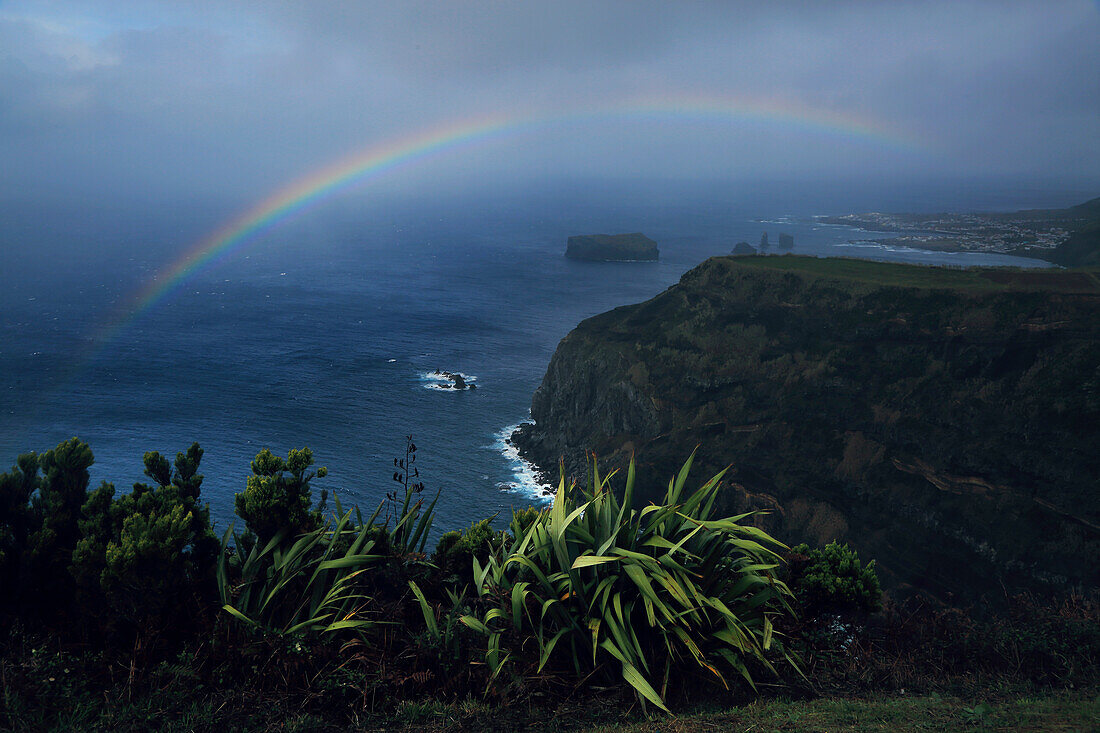 Insel Sao Miguel, Azoren, Portugal. Mosteiros. Aussichtspunkt da Ponta do Escalvado