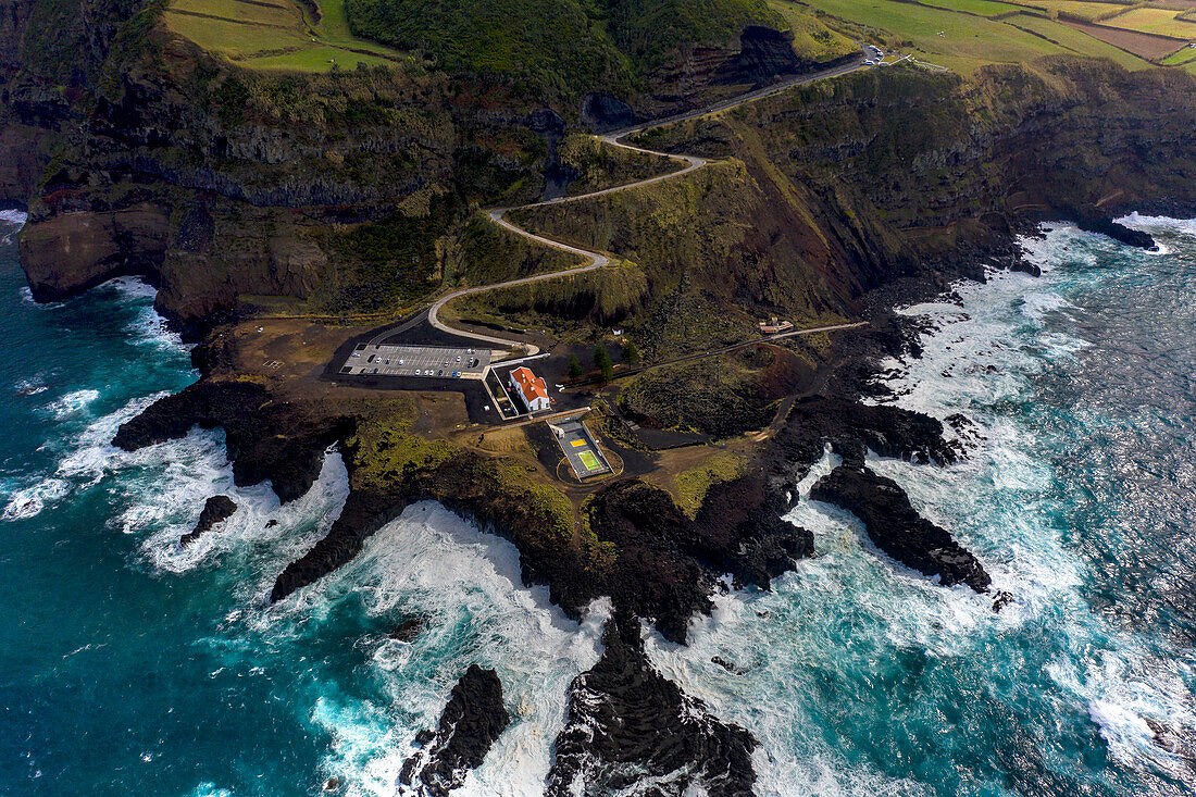 Insel Sao Miguel, Azoren, Portugal. Ponta da Ferraria