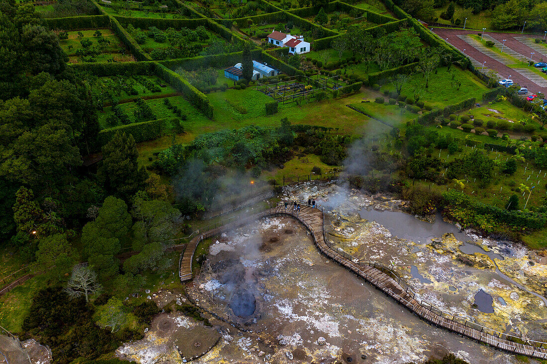 Insel Sao Miguel, Azoren, Portugal. Lagoa das Furnas