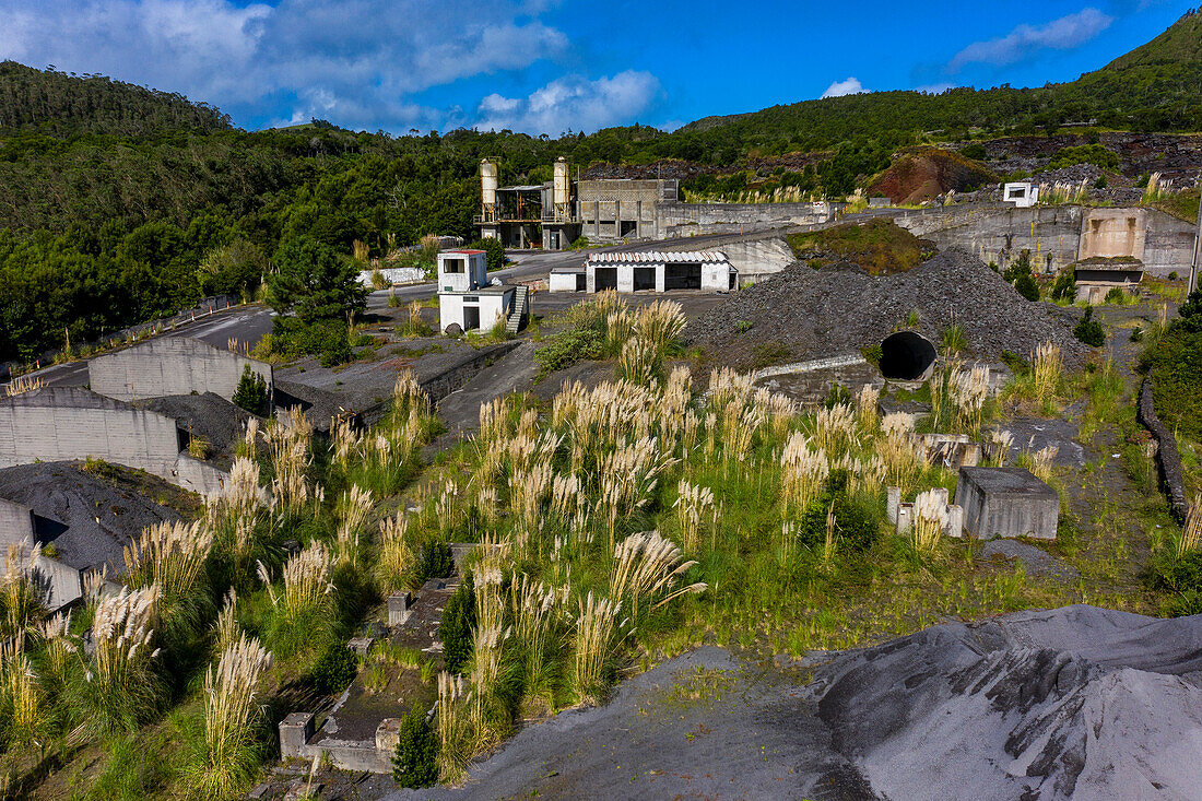 Insel Sao Miguel, Azoren, Portugal. Alte Fabrik