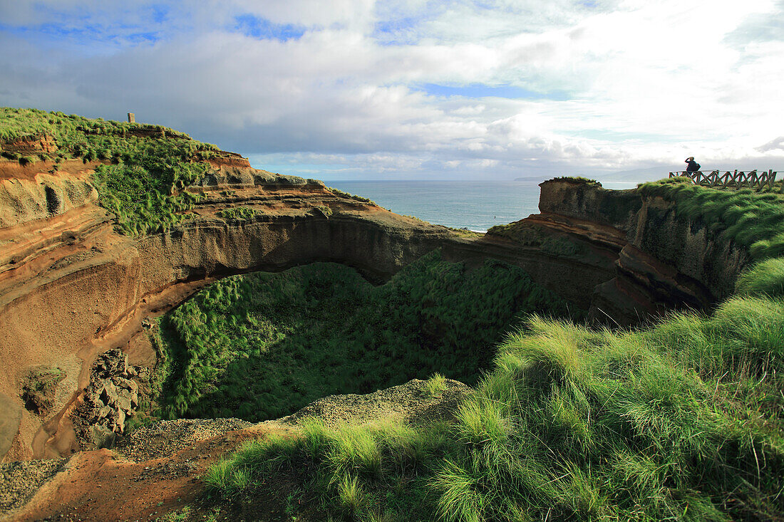 Insel Sao Miguel, Azoren, Portugal. Calhetas. Buraco de São Pedro