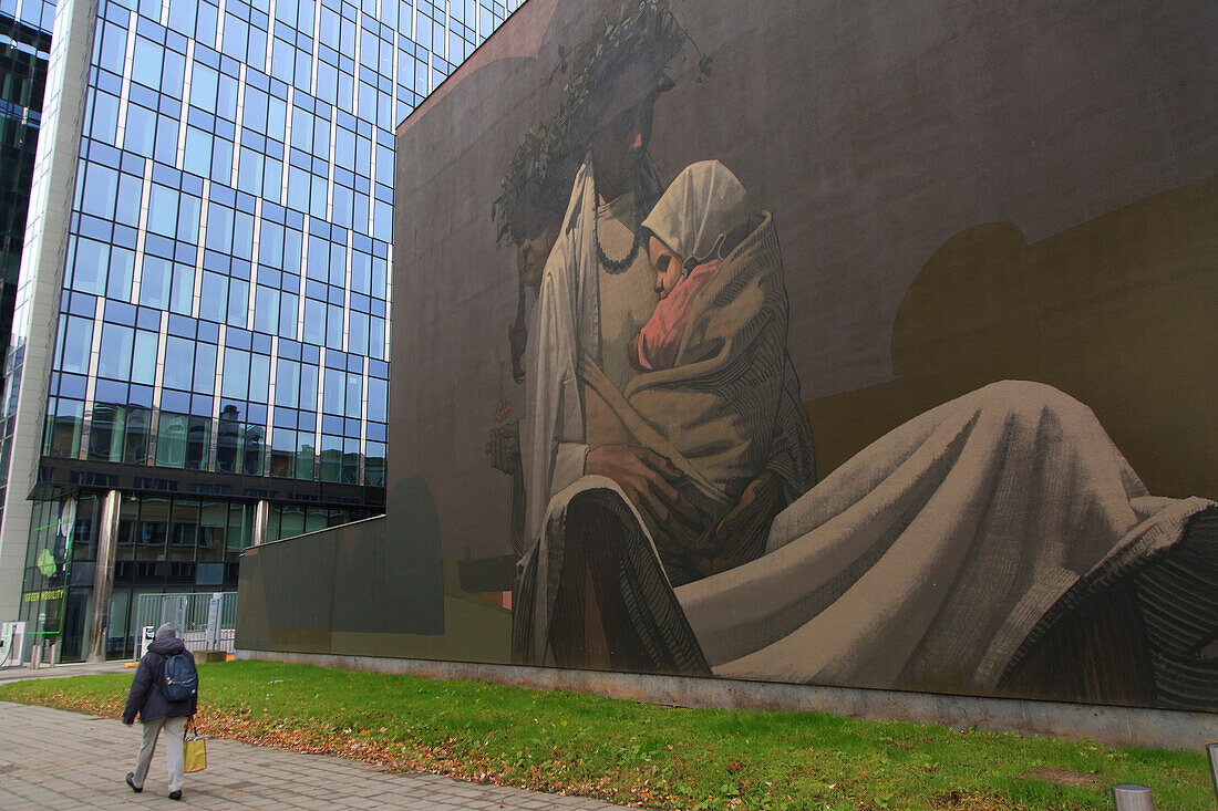 Europe,Belgium,Brussels,street art by Sainer