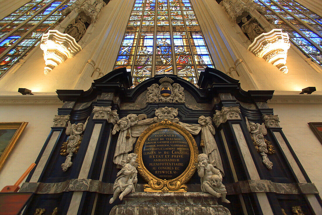 Europa,Belgien,Brüssel. Kathedrale Saint-Michel und Gudule