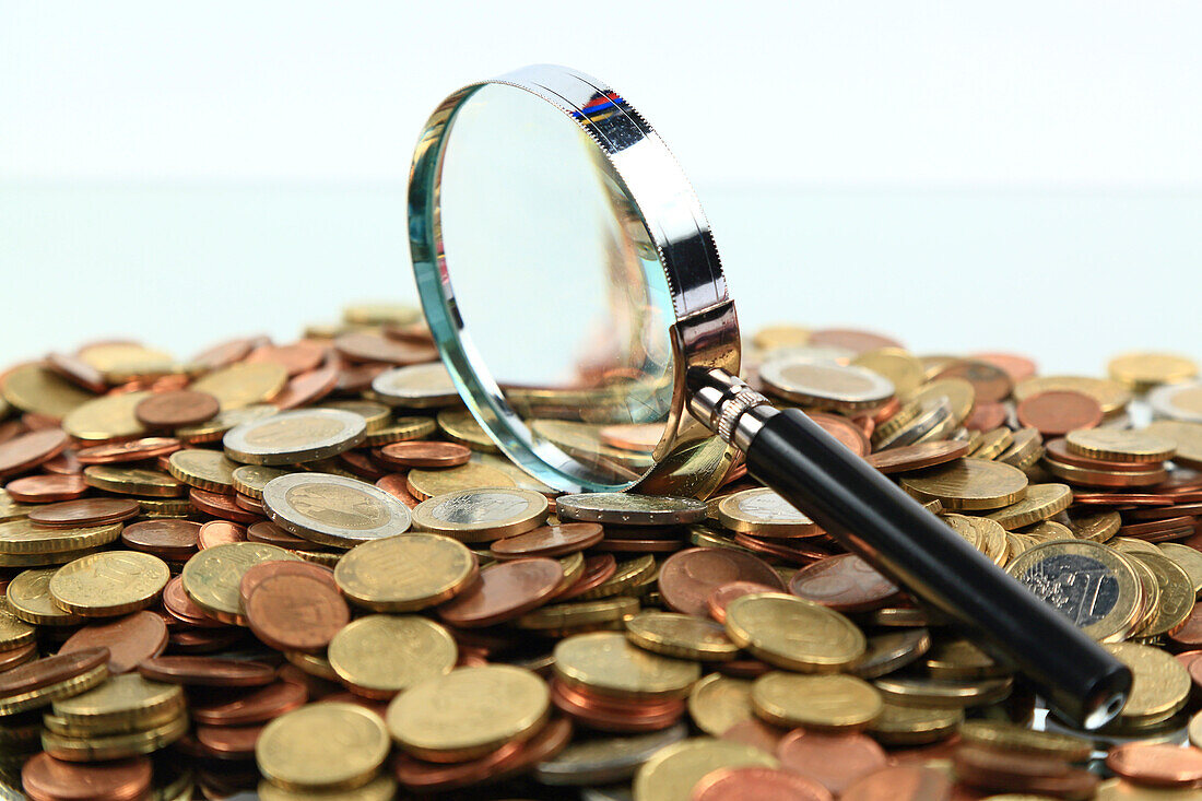 Still life on the theme of coins