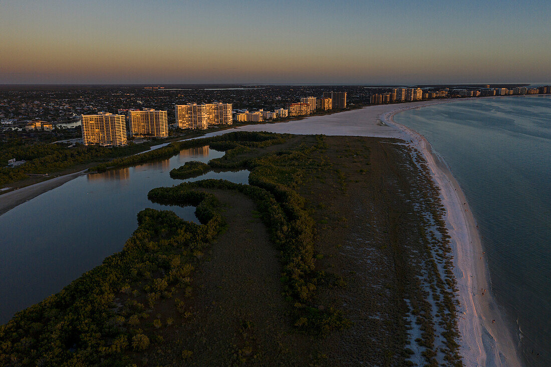 Usa,Florida.  Collier Grafschaft. Marco Island,Tigertail Beach