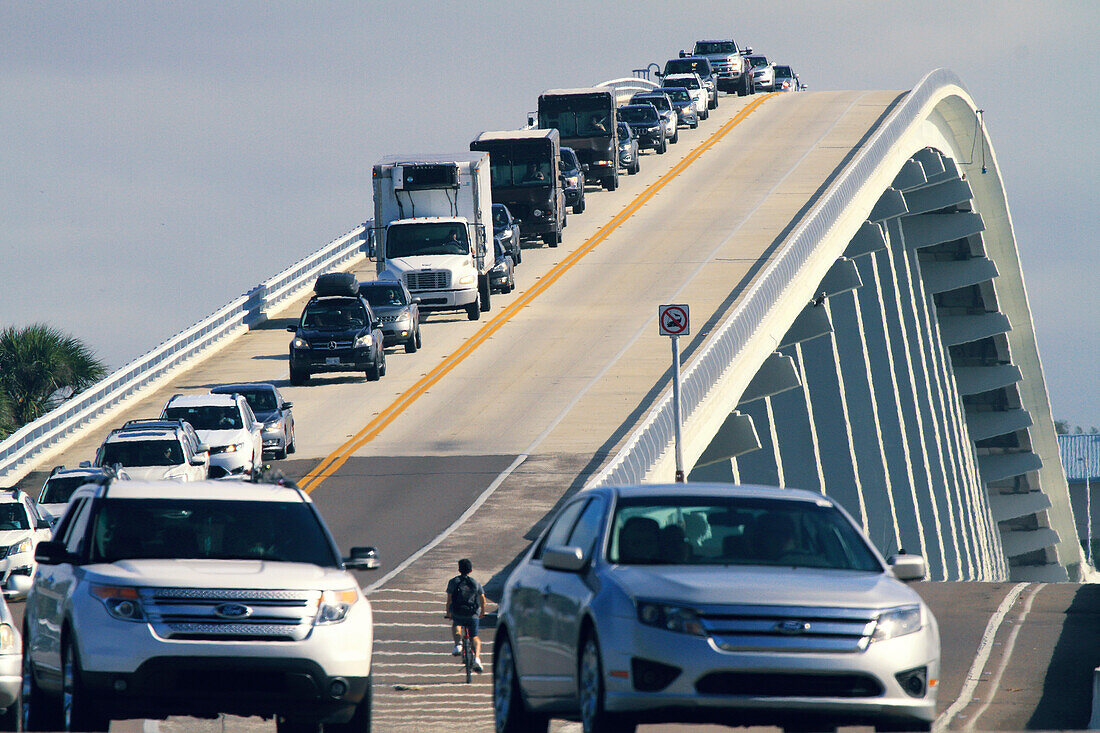 USA, Florida. Sanibel Causeway