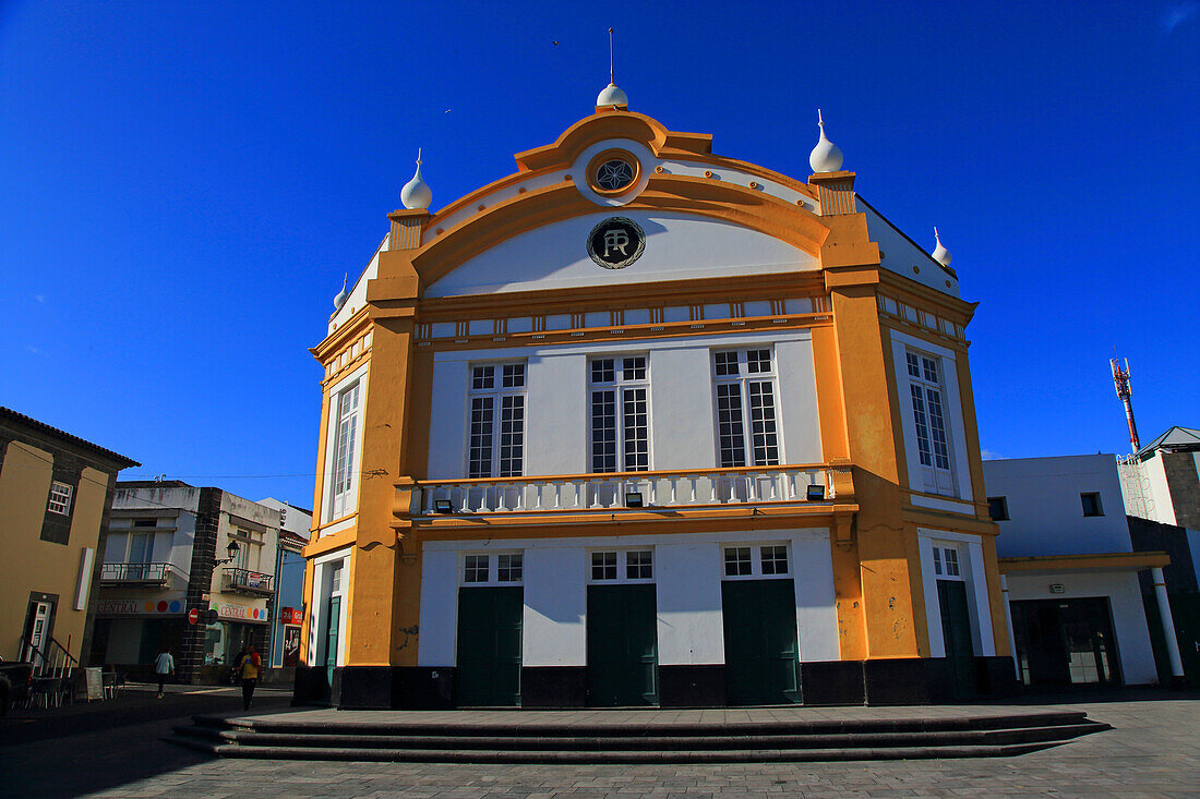 Insel Sao Miguel, Azoren, Portugal. Ribeira Grande. Teatro Ribeiragrandense