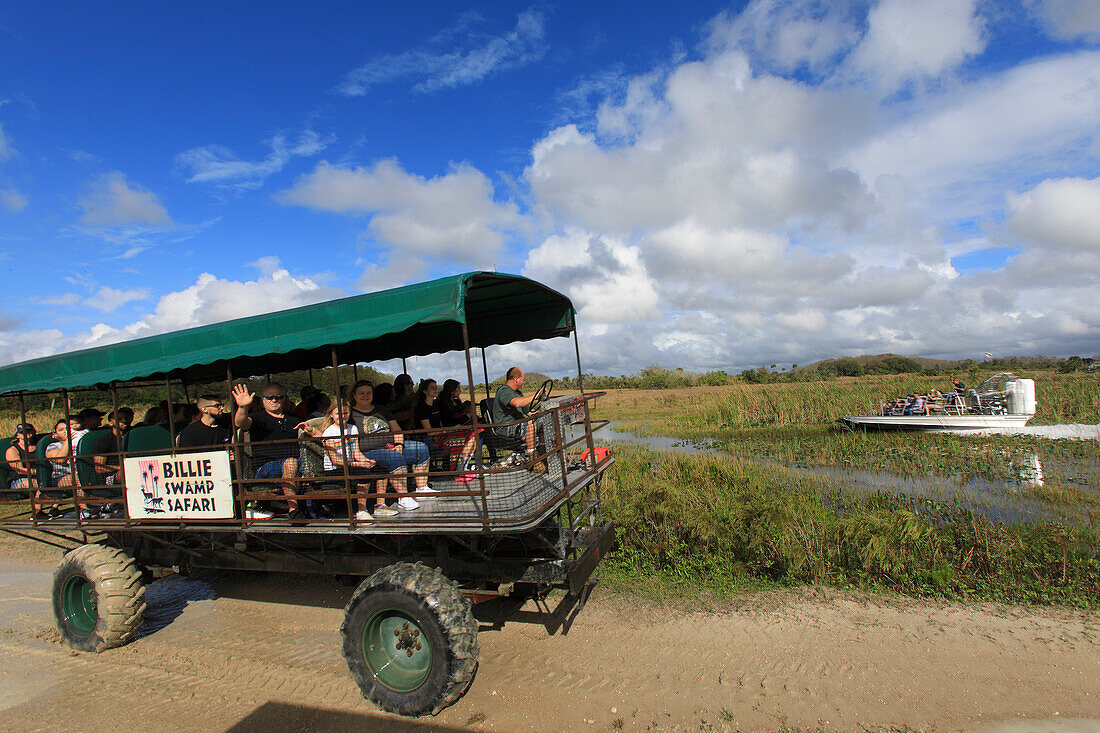 USA, Florida. Everglades. Luftkissenboot. Billie-Sumpf-Safari