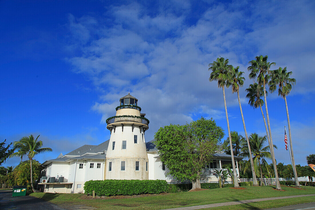 USA, Florida. Everglades Stadt. Leuchtturm