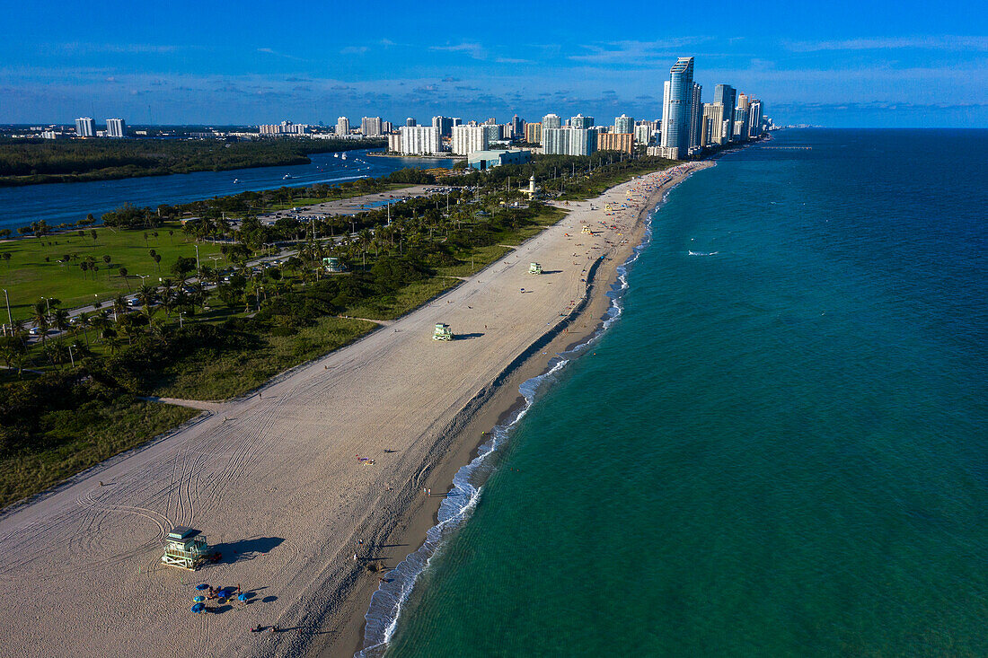 Vereinigte Staaten, Florida, Miami. Haulover Park